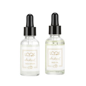 LOOK BY BIPA Chestnut Face Serum (1) / Chestnut Face Oil (2)