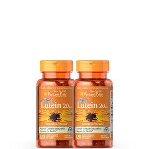 Puritan's Pride Lutein 20mg - 120 Softgels Pack of 2