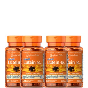 Lutein 40mg - 120 Softgels (4 Pack)