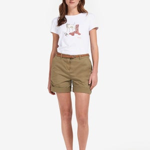 Barbour Stretch-Cotton Blend Twill Chino Shorts