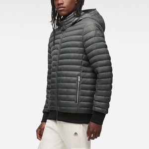 Moose Knuckles Air Down Quilted Shell Bomber Jacket