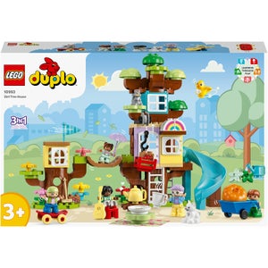 LEGO DUPLO:  3in1 Tree House Set with Animal Figures (10993)