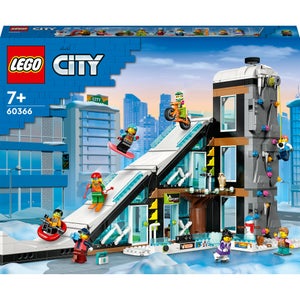 LEGO City: Ski and Climbing Centre Toy Winter Sport Set (60366)