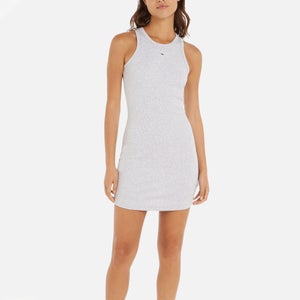 Tommy Jeans Essential Rib Cotton-Blend Bodycon Dress