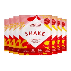 Strawbery & Banana Flavour Low Sugar Meal Replacement Shake (Box of 7)