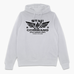 Toy Story Star Command Space Ranger Hoodie - White