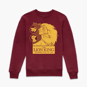 Lion King Simbas Journey Sweatshirt - Burgundy