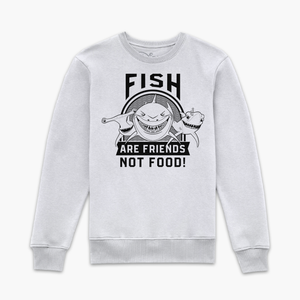 Finding Nemo Fish Are Friends Sweatshirt - White
