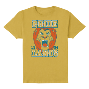 Le Roi Lion Simbas Pride Lands Unisex T-Shirt - Moutarde