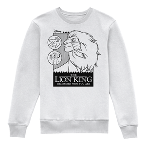 Lion King Remember Who You Are Kids' Sweatshirt - White