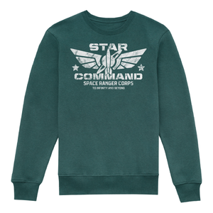Toy Story Star Command Space Ranger Corps Kids' Sweatshirt - Green