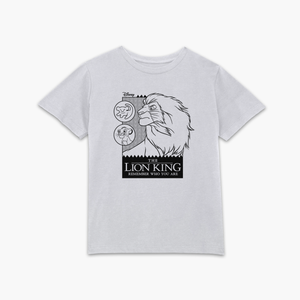 Camiseta para niños El Rey León Recuerda quién eres - Blanca