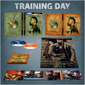 Steelbook - Training Day (Día de entrenamiento) Exclusivo de Zavvi Edición Limitada en 4K Ultra HD (incluye Blu-ray)