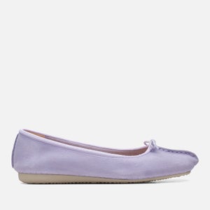 Clarks Freckle Ice Suede Ballet Flats