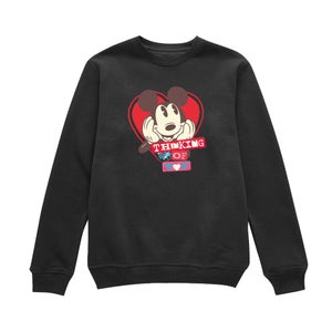 Mickey Mouse Thinking Of You Sweatshirt - Black