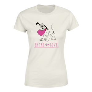 Mickey Mouse Share The Love Women's T-Shirt - Cream