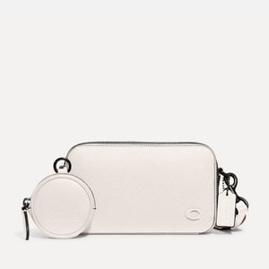 Coach Women's Charter Slim Cross Body In Pebble Leather With Sculpted C Hardware Branding Bag - Chalk