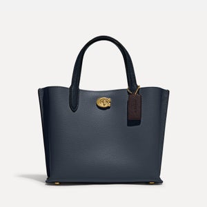 Coach Women's Colorblock Leather Willow Tote 24 Bag - Denim