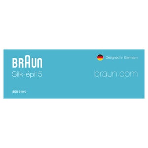 Braun Silk-épil 5 5-810 Epilierer für Frauen für eine sanfte Haarentfernung