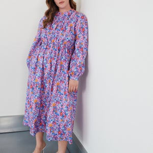 Olivia Rubin Tammy Floral-Print Cotton Midi Dress
