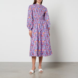 Olivia Rubin Tammy Floral-Print Cotton Midi Dress