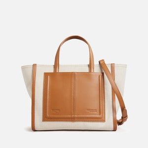 Ted Baker Aksanna Medium Canvas and Faux Leather Tote Bag