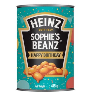 Personalised Birthday Beanz 415g