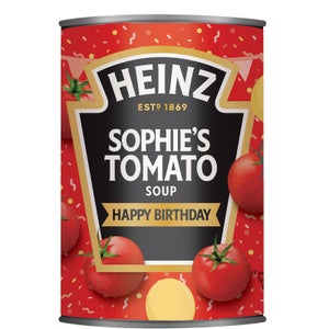 Personalised Birthday Tomato Soup 400g