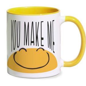 You Make Me Smile Mug - Yellow