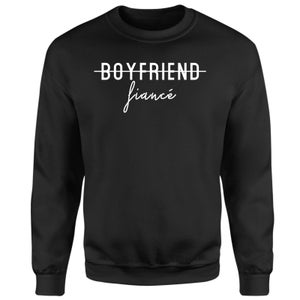 Finally No Longer A Boyfriend Sweatshirt - Black