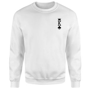 King Of Clubs Sweatshirt - White