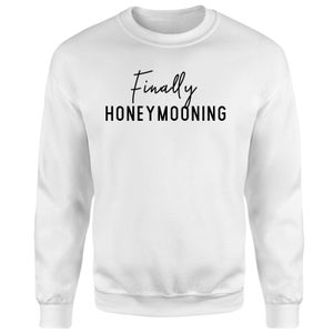 Finally Honeymooning Sweatshirt - White
