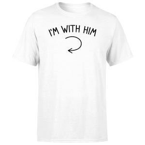 I'm With Him Right Pointer Men's T-Shirt - White