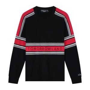 Men's Tomorrowland X ellesse Knitted Sweatshirt Black