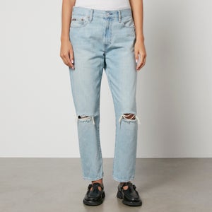 Polo Ralph Lauren Distressed Denim Straight-Leg Jeans