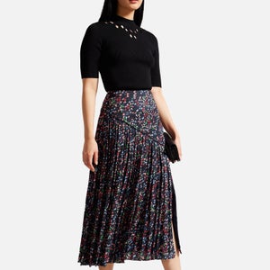 Ted Baker Israa Pleated Midi Skirt