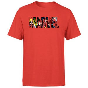 Marvel Female Heroes Logo Unisex T-Shirt - Red
