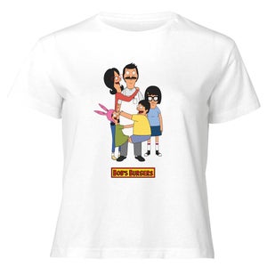 Bob&apos;s Burgers Family Women's Cropped T-Shirt - White