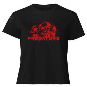 Predator Welcome To The Hunt Women's Cropped T-Shirt - Black