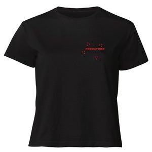 Predator Targeted Logo Women's Cropped T-Shirt - Black