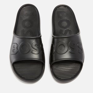 Boss Darian Logo-Debossed Rubber Slides