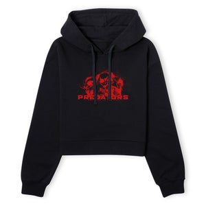 Predator Welcome To The Hunt Women's Cropped Hoodie - Black