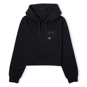 The Fly Giant Fly Women's Cropped Hoodie - Black