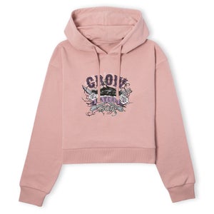 Sons of Anarchy Crow Eaters Women's Cropped Hoodie - Dusty Pink