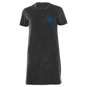 Alien USS Sulaco Women's T-Shirt Dress - Black Acid Wash