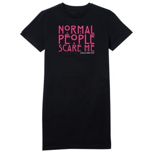 American Horror Story Normal People Scare Me Women's T-Shirt Dress - Black