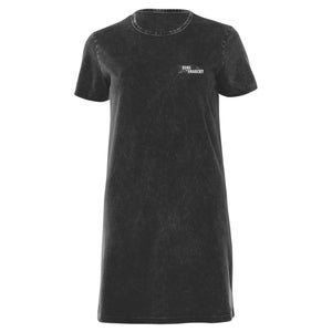 Sons of Anarchy Redwood Pocket Women's T-Shirt Dress - Black Acid Wash