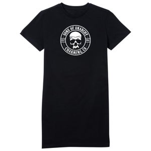 Sons of Anarchy Charming CA Women's T-Shirt Dress - Black