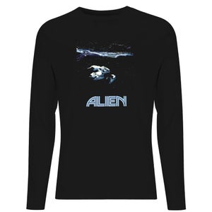Alien Spacetravel Still Men's Long Sleeve T-Shirt - Black