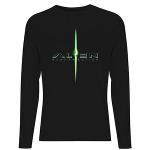 Alien Logo Men's Long Sleeve T-Shirt - Black